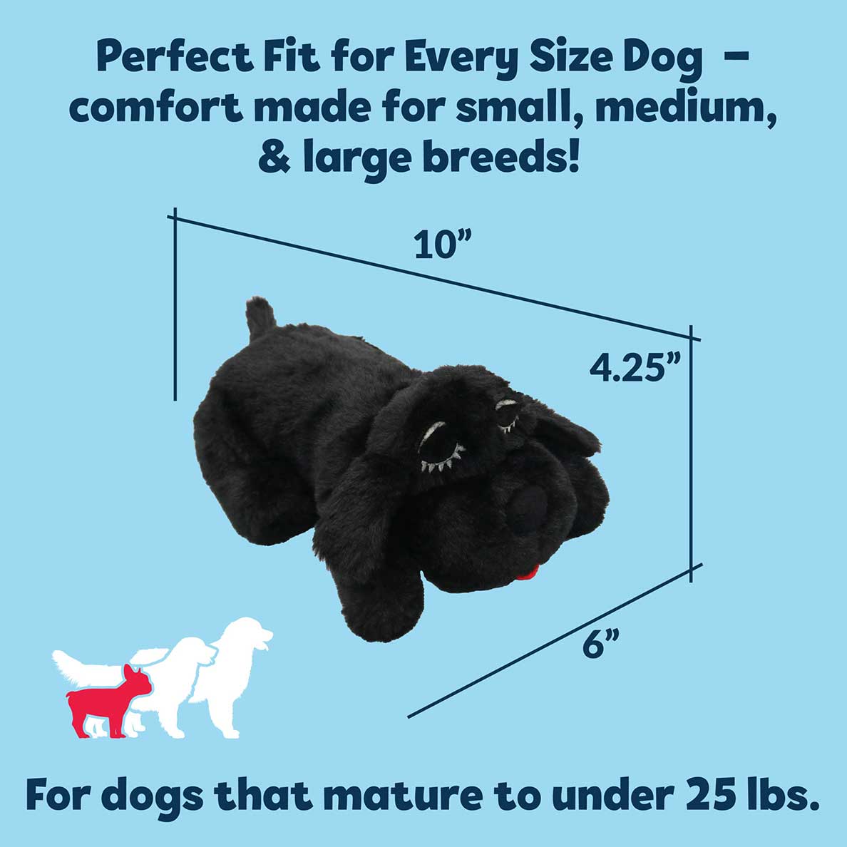 Snuggle Puppy® - Small / Black