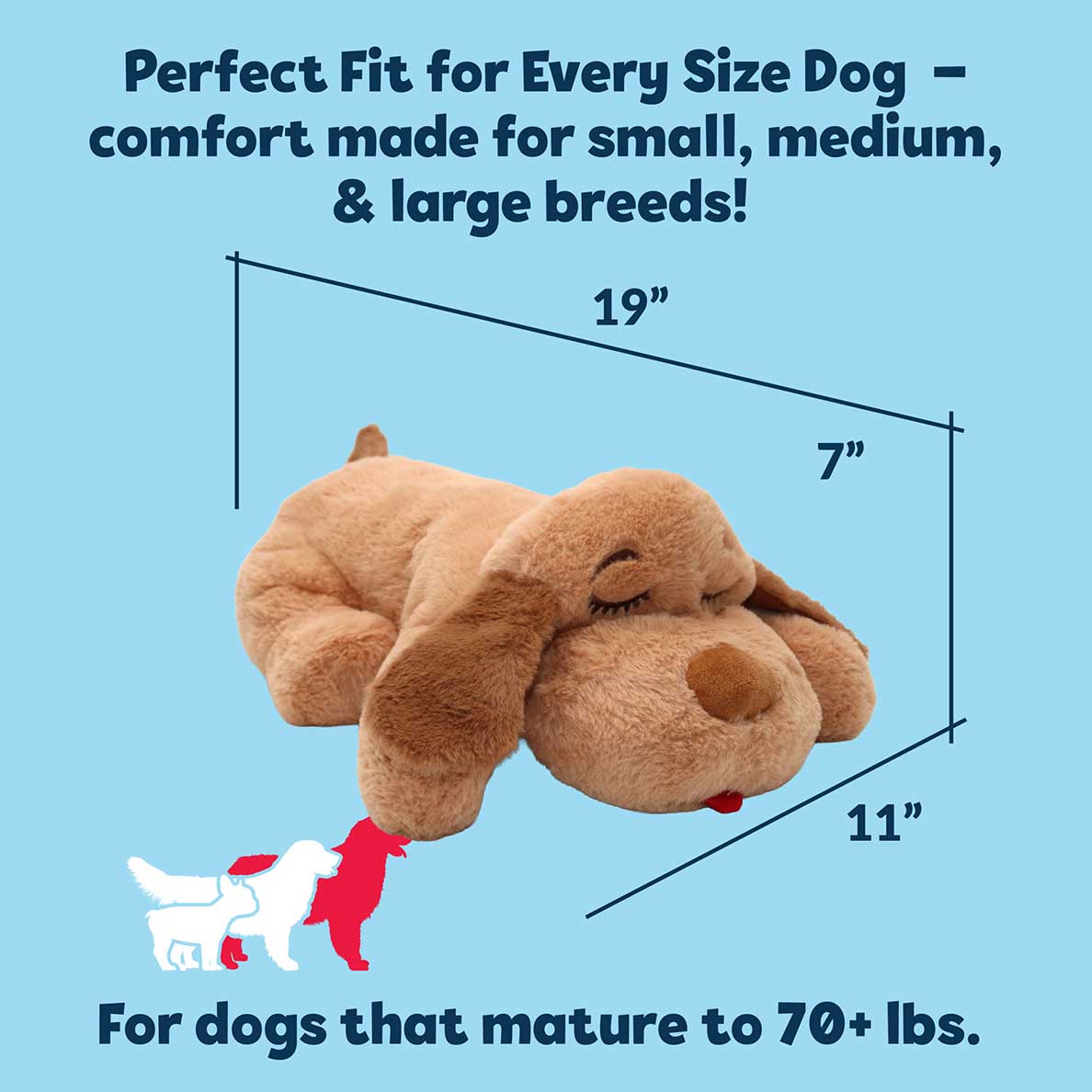 Snuggle Puppy® - Large / Biscuit