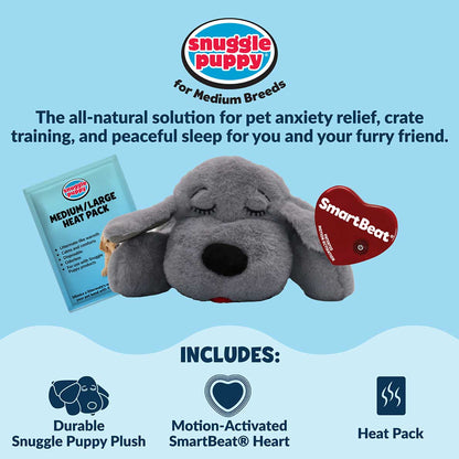 Snuggle Puppy® - Medium / Gray