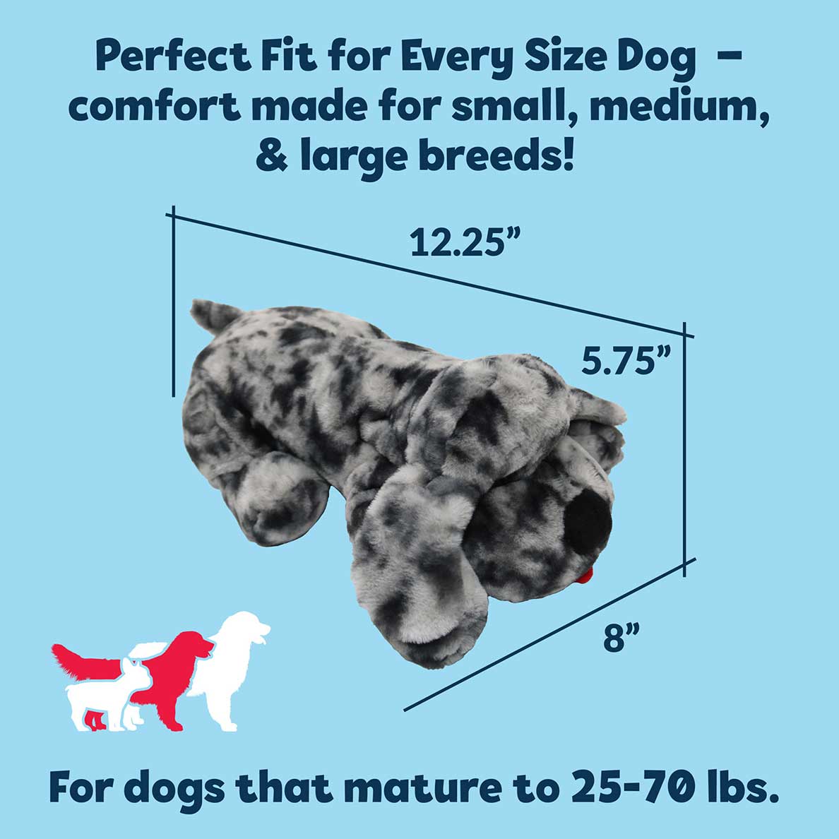 Snuggle Puppy® - Medium / Merle