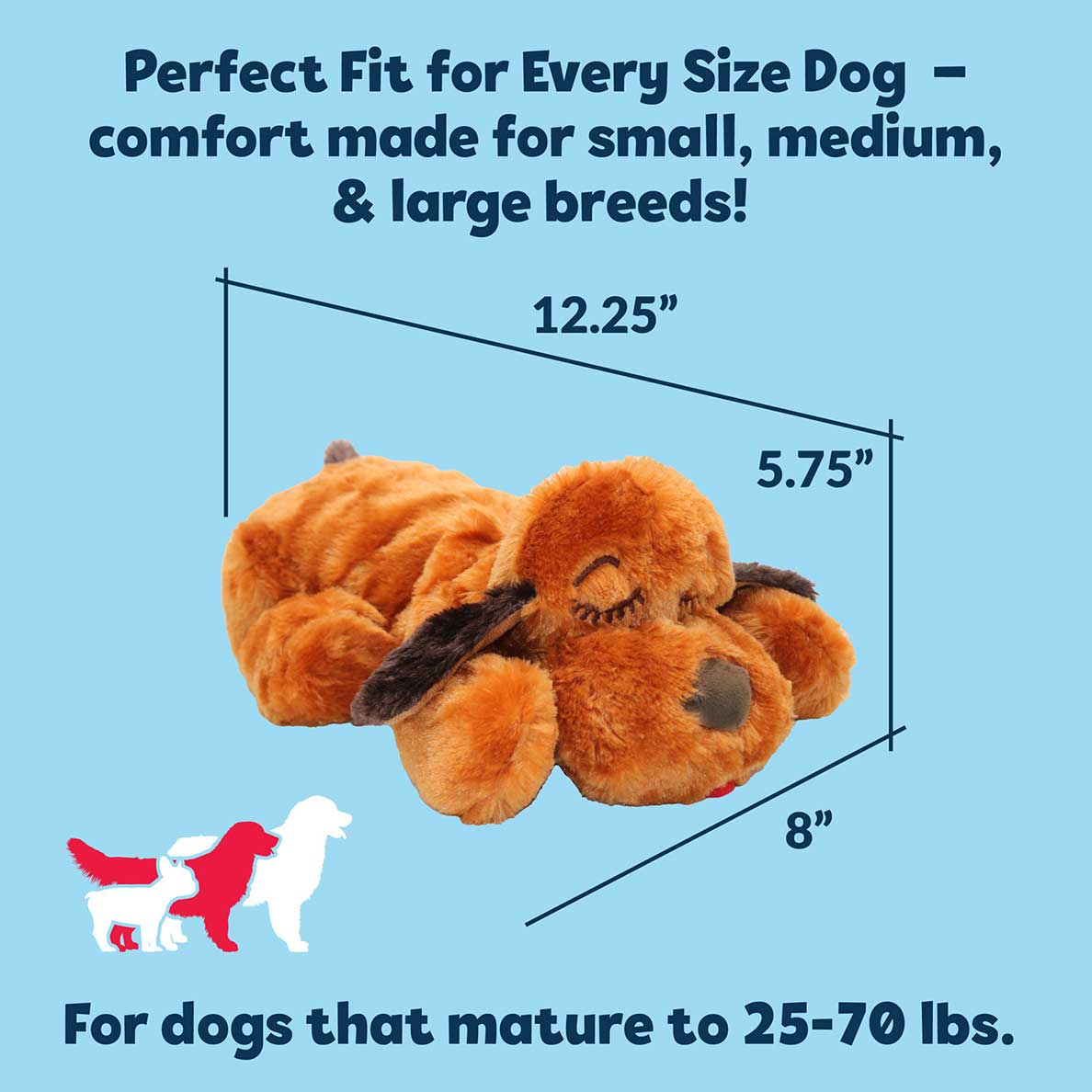 Snuggle Puppy® - Medium / Brown