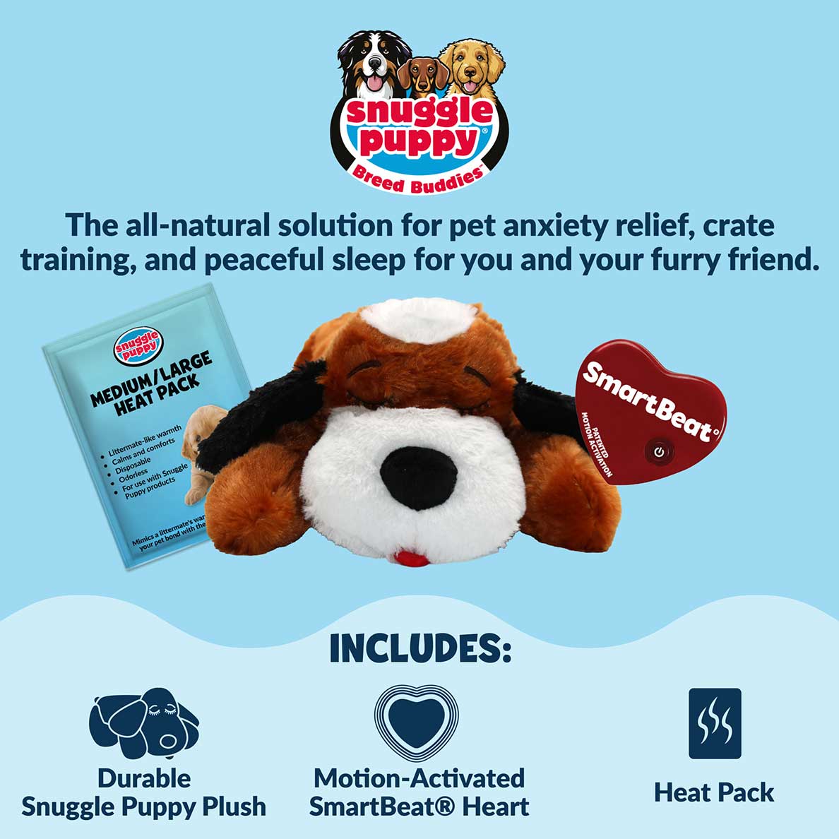 Snuggle Puppy® - Medium / Beagle