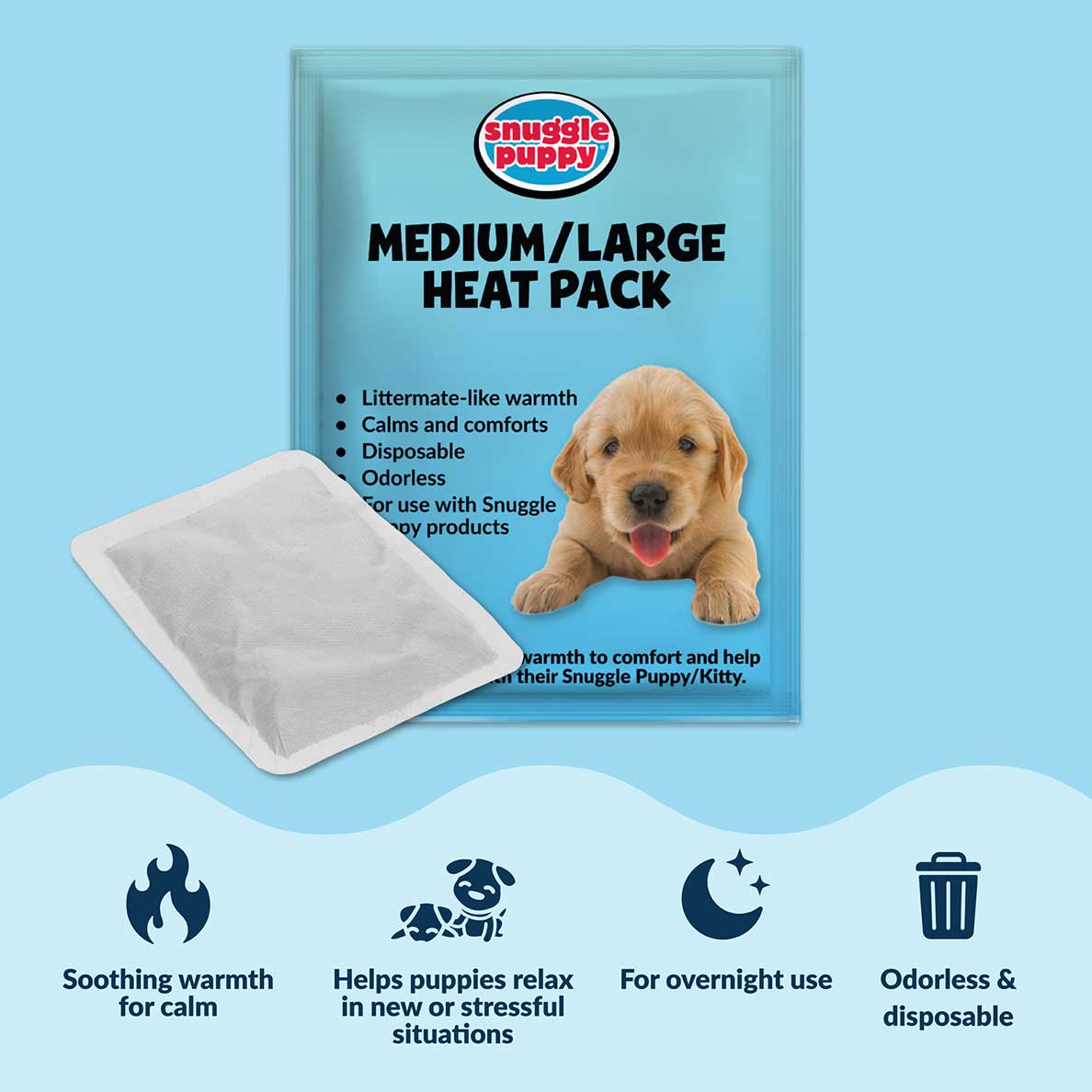 Snuggle Puppy® - Medium / Biscuit