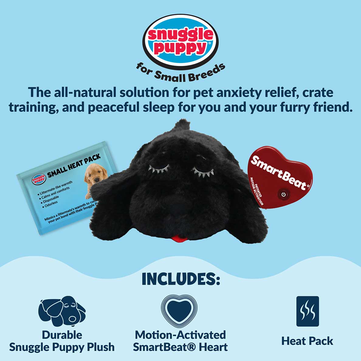 Snuggle Puppy® - Small / Black