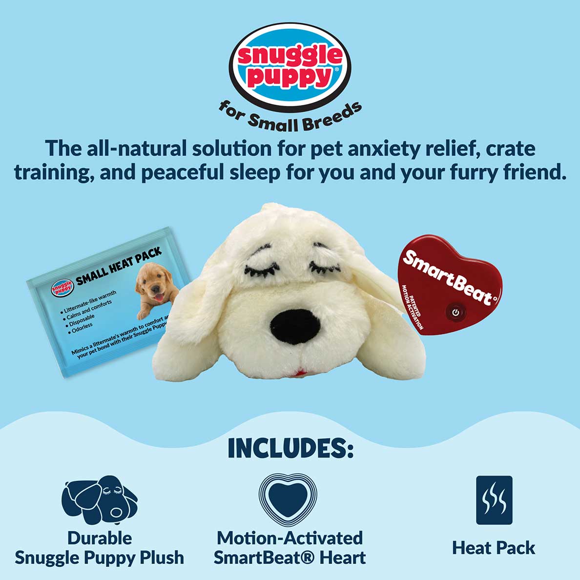 Snuggle Puppy® - Small / Cream