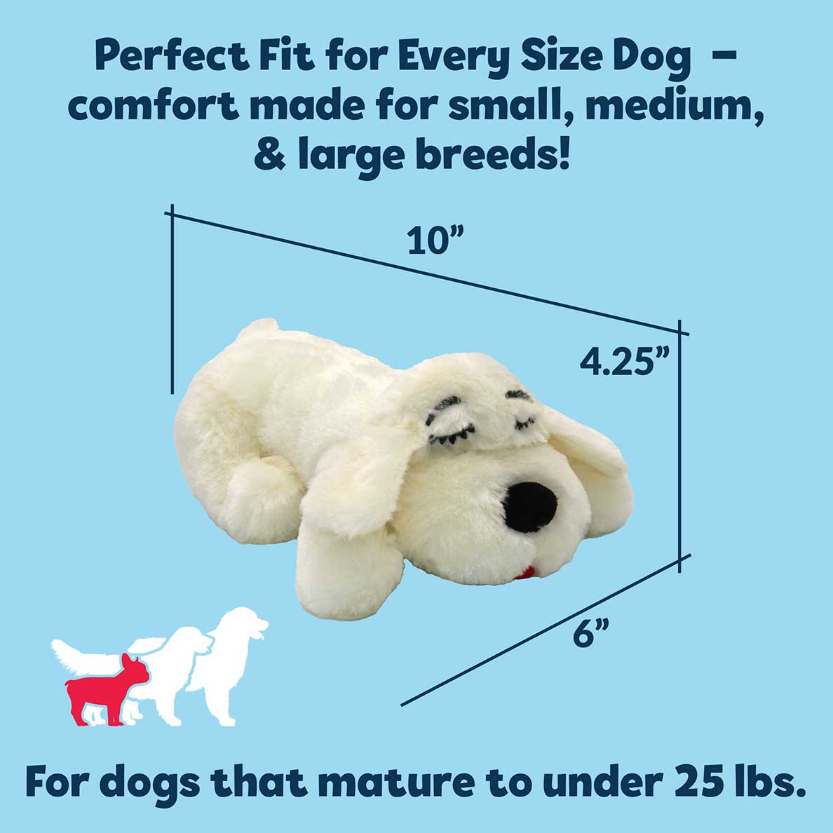 Snuggle Puppy® - Small / Cream