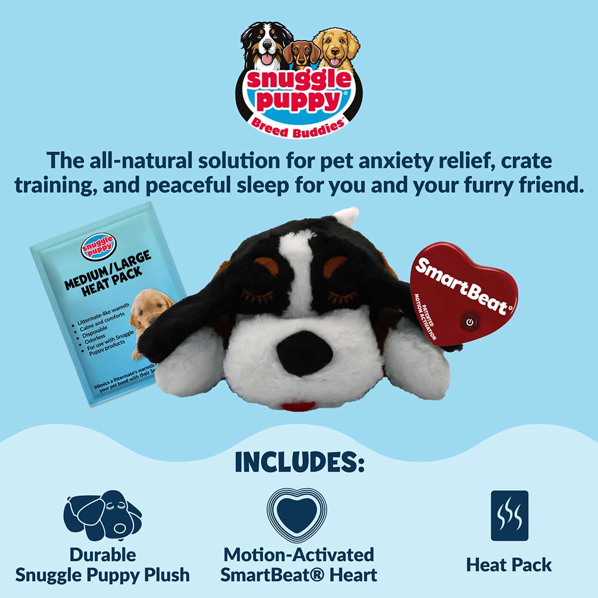 Snuggle Puppy® - Medium / Bernese