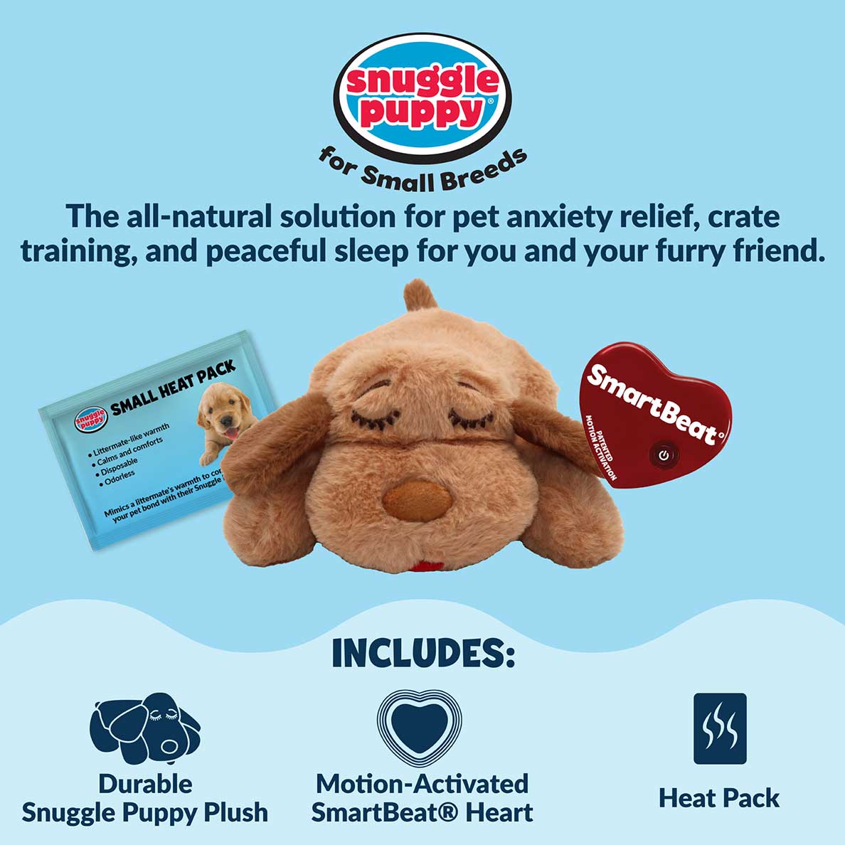 Snuggle Puppy® - Small / Biscuit